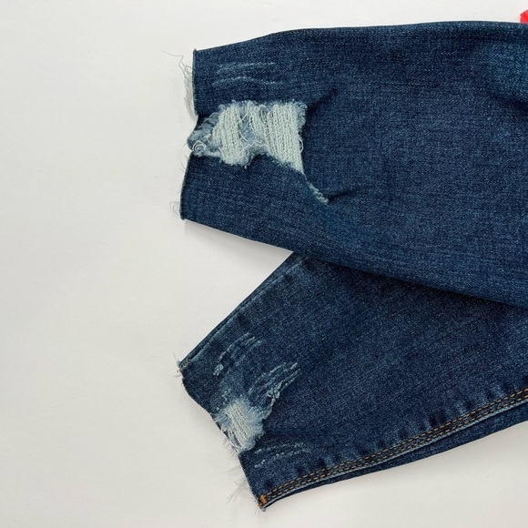 Profile High Rise Skinny Distressed Raw Hem Size 7 NEW - Picture 6 of 10
